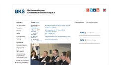 Desktop Screenshot of bks-ev.de